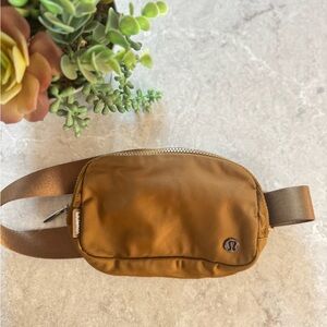 Lululemon Athletica Brown Belt Bag with Adjustable Strap